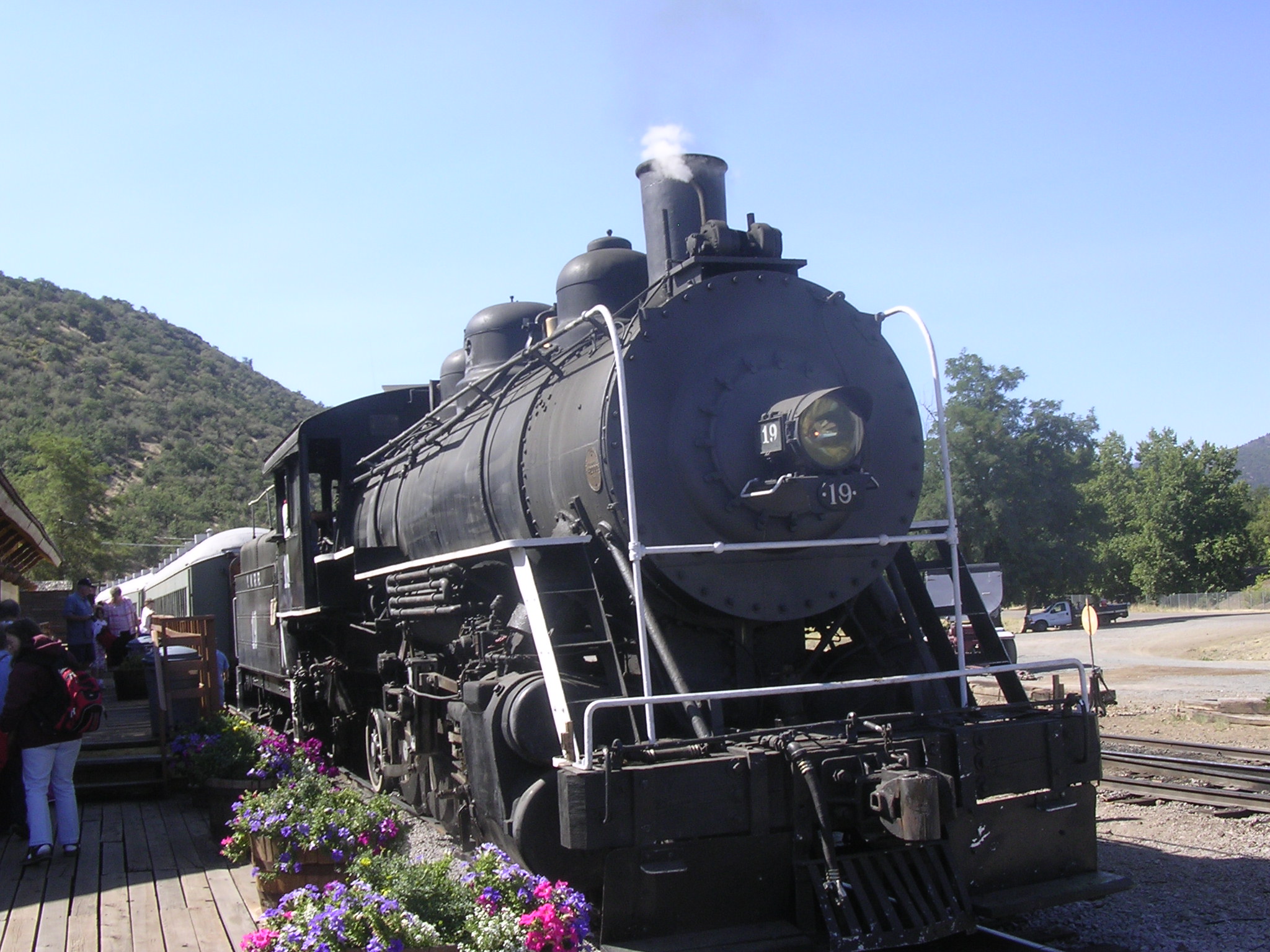 Engine 19 and the Train